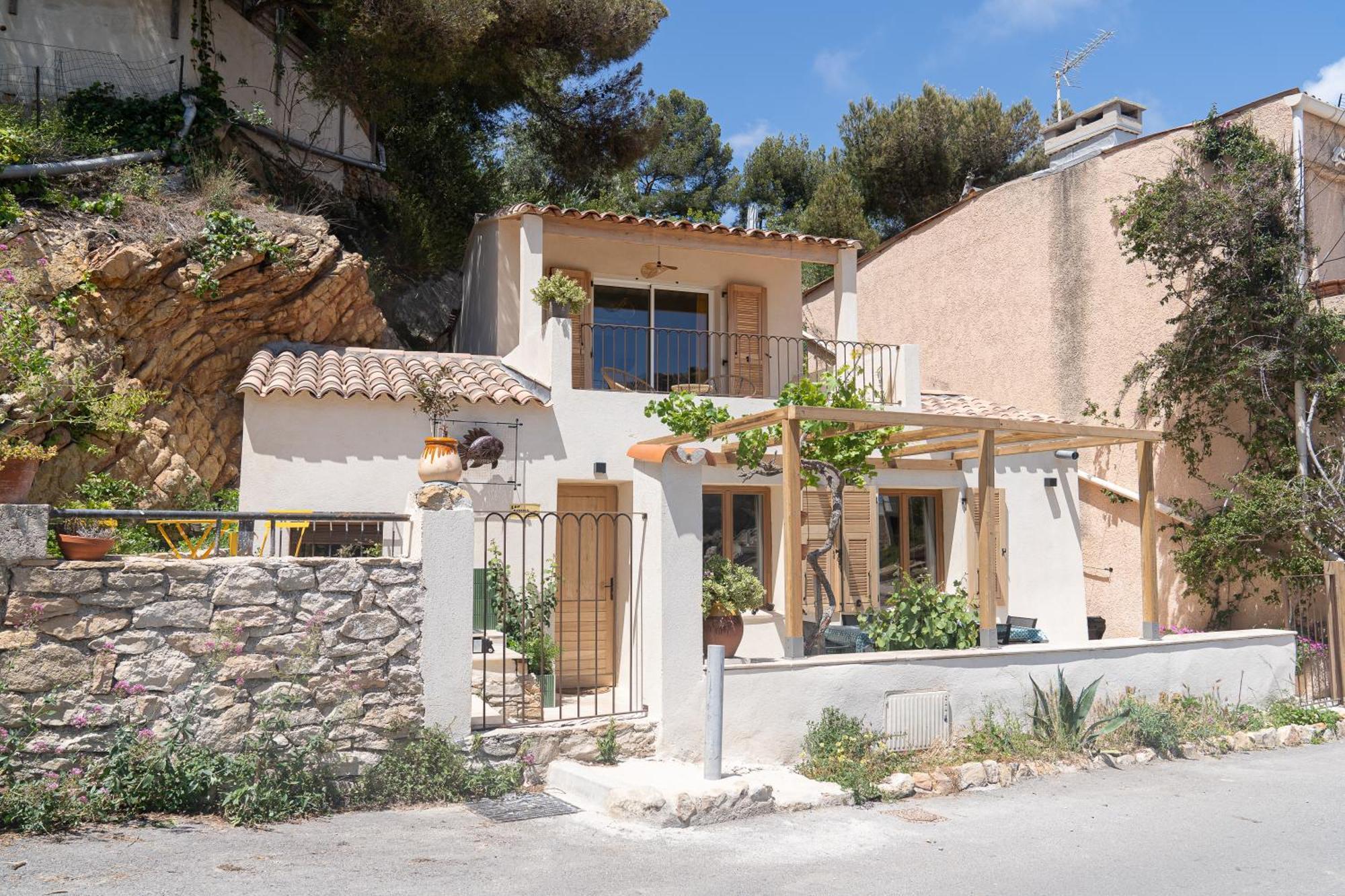 فيلا Le Cabanon - Les Pieds Dans L'Eau - Calanques - Wifi إنسويس-لا-رودون الغرفة الصورة