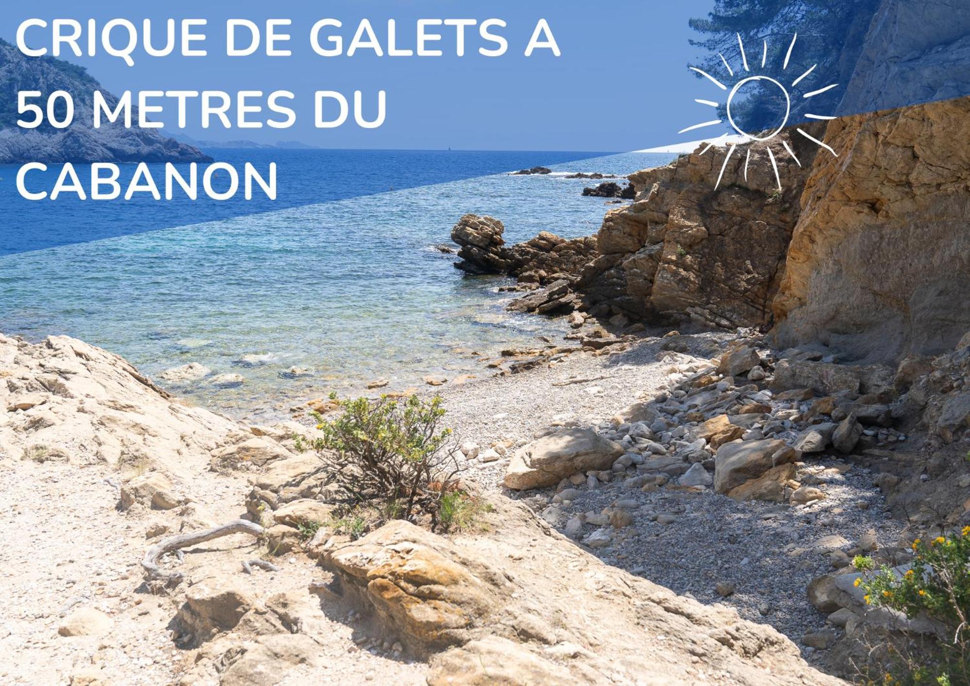 فيلا Le Cabanon - Les Pieds Dans L'Eau - Calanques - Wifi إنسويس-لا-رودون الغرفة الصورة